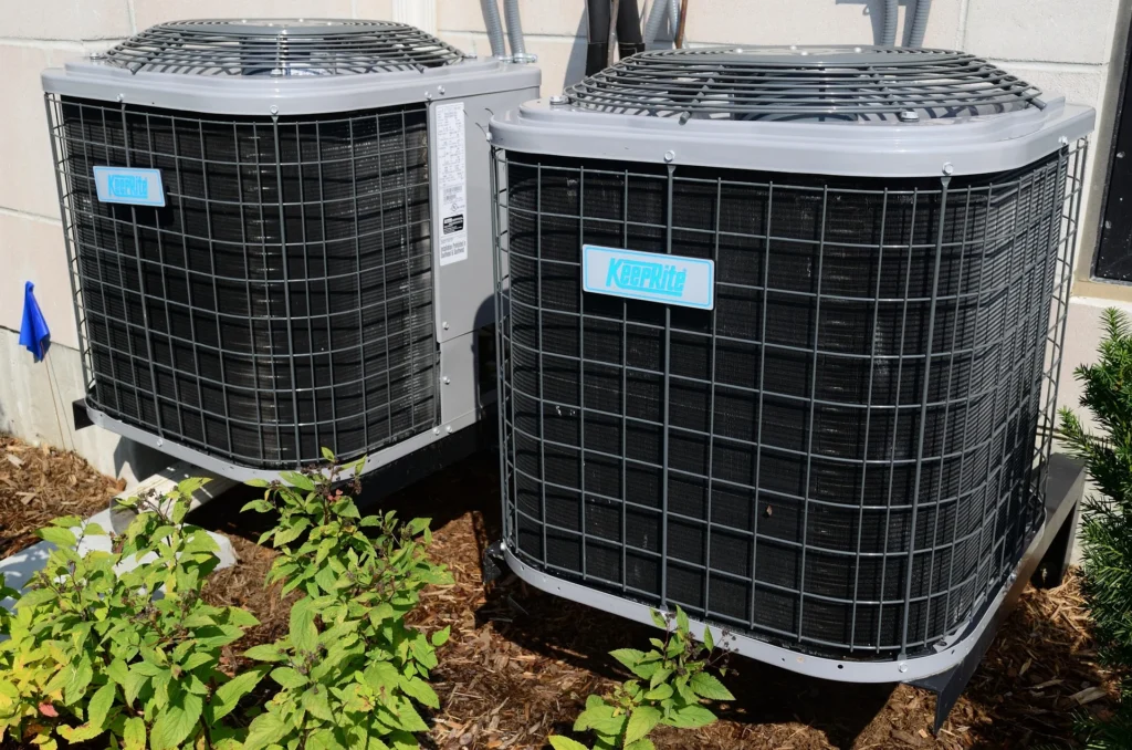 Picture of a condenser for the topic _Can you finance a new HVAC system_