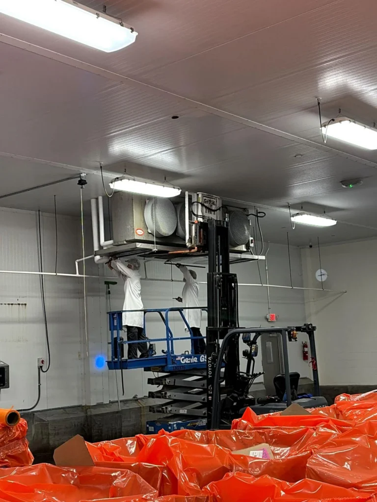 Picture of a commercial HVAC installation