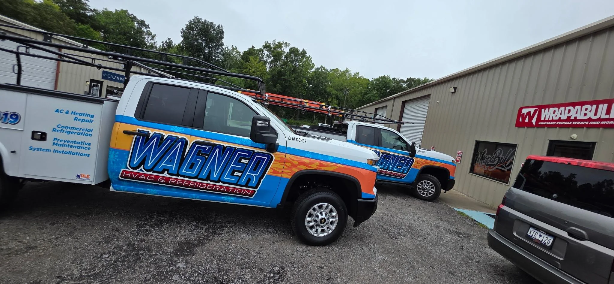 picture of a wagner hvac and refrigeration truck