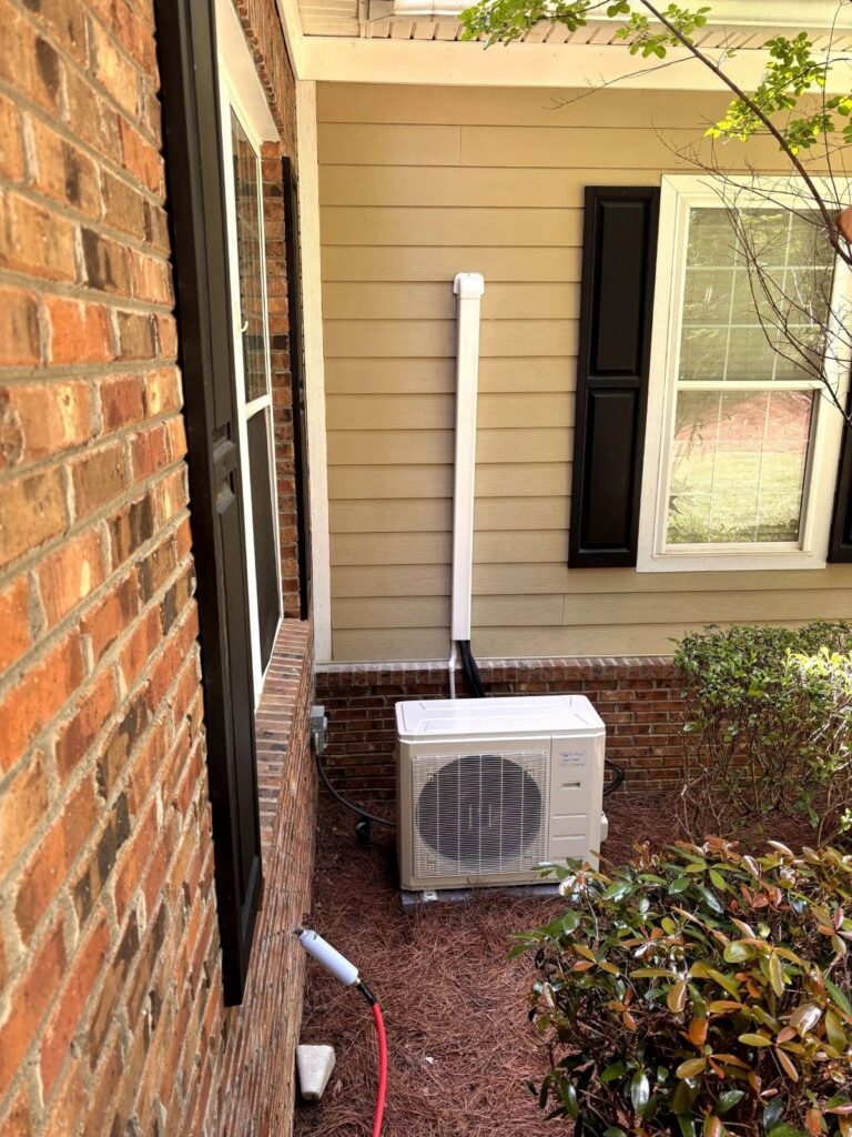 Picture of a ductless mini-split outdoor unit